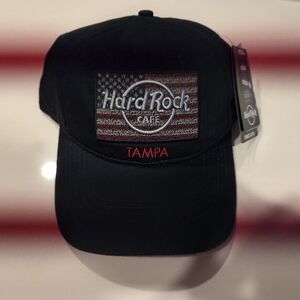 Hard Rock Cafe Black and Red Tampa Hat